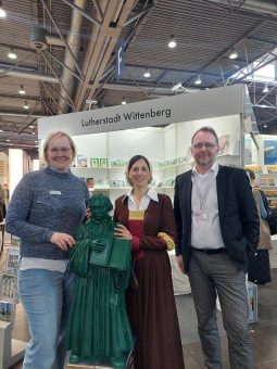 Werbung für einen starken Tourismus der Lutherstadt Wittenberg auf der Leipziger Buchmesse 2025