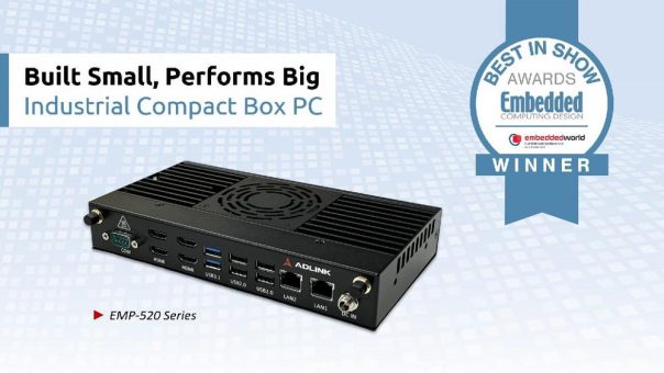 ADLINKs Compact Box PC gewinnt den Best-in-Show Award der embedded world 2025