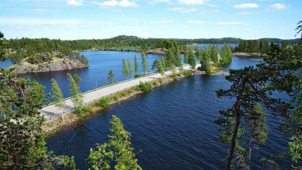 Das Seengebiet Saimaa und Karelien