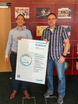 itemis bekommt zum achten Mal in Folge das CreFoZert verliehen