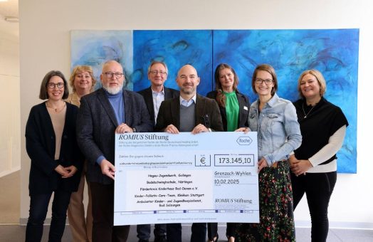 Hegau-Jugendwerk freut sich über Spende der ROMIUS-Stiftung