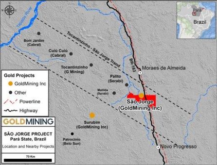 GoldMining Inc. startet bisher umfassendste Explorationskampagne bei São Jorge-Projekt, Brasilien