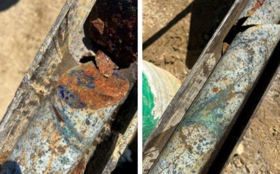 Die Bohrungen auf dem Kupfer-Silber-Gold-Projekt Majuba Hill von Giant Mining in Nevada überschreiten während eines Standortbesuchs die Marke von 1.000 Fuß