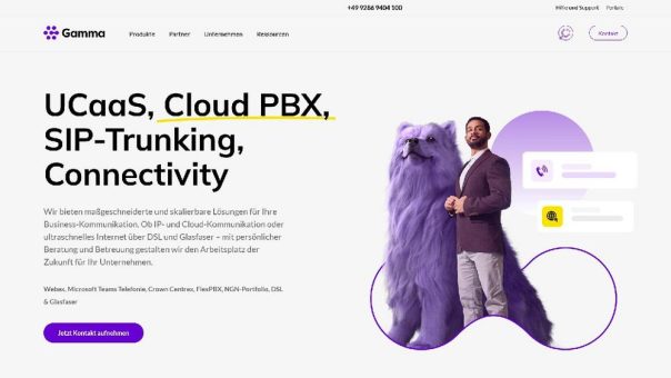Relaunch: Gamma mit neuer Webseite