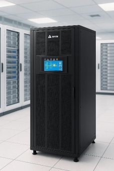 Maximale Ausfallsicherheit in kompakter Form: 80kVA USV inkl. Batterien in einem 42HE Schrank