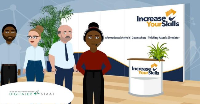 Increase Your Skills auf dem Digitalen Staat 2021 – Digitaler Messestand & Fachforum