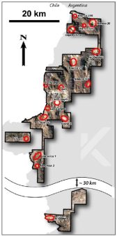 Kobrea meldet Beginn von konzessionsweiter magnetischer und radiometrischer Flugvermessung auf seinem Porphyr-Cu ± Au ± Mo-Projekt von Distriktgröße in der argentinischen Provinz Mendoza
