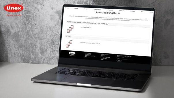 Effiziente Leistungsverzeichnisse und Ausschreibungstexte mit Unex