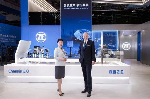 Auto Shanghai: ZF stellt vernetztes Fahrwerk „Chassis 2.0“ vor