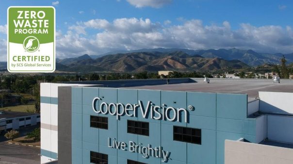 CooperVision erhält Zero-Waste-Zertifizierung für sechs Produktions- und Logistikeinrichtungen