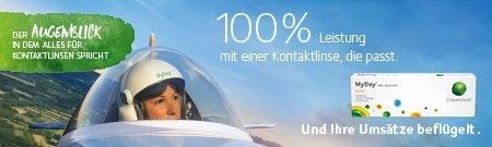 Wenn Leistung zählt: Höhenflug für MyDay® Einmalkontaktlinsen von CooperVision