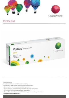 CooperVision erweitert die Parameter der MyDay® toric um die Pluswerte