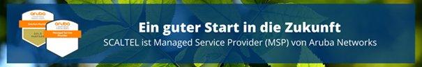 SCALTEL ist Managed Service Provider (MSP) von Aruba Networks