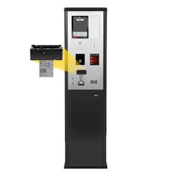 Kompromisslose Platzsparlösung: GeBE-COMPACT Plus Ticketdrucker
