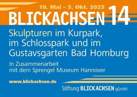 Blickachsen 14: Die Liste der beteiligten Künstlerinnen und Künstler verspricht ein vielseitiges Kunsterlebnis im Freien