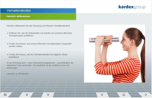 Code of Conduct in 18 Sprachen für die Kardex Group