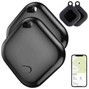 Callstel 2er-Set Gegenstandsfinder SGF-25, AirTag-zertifiziert, Wo ist?-App, IPX4 Case