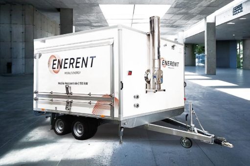 Die ENERENT Gruppe präsentiert auf der ISH mobile Heizzentrale mit modularem System