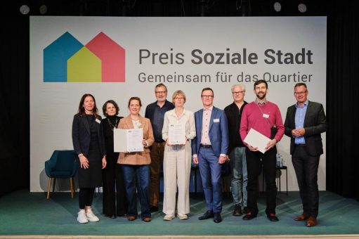 wbg erhält Anerkennungsurkunde beim „Preis Soziale Stadt 2025“
