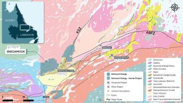 Azincourt Energy gibt Update zum Uranprojekt Harrier