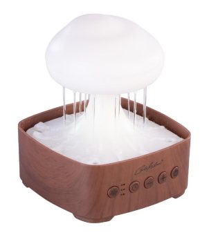 Carlo Milano Regenwolke-Luftbefeuchter, USB-C, LED-Farbwechsel, 5 Naturgeräusche