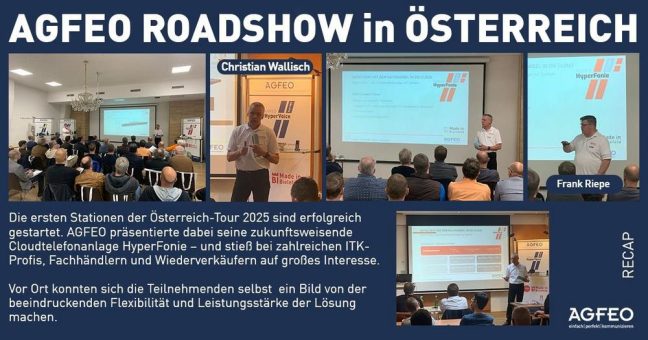 Erfolgreicher Auftakt der AGFEO Roadshow in Österreich!