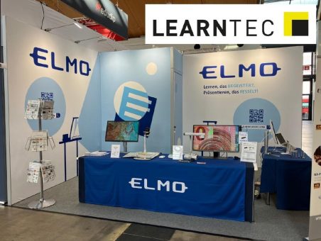 Standvorstellung von ELMO – LEARNTEC