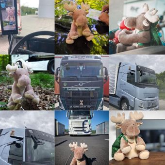 Volvo schickt Elch Helge auf Tour und macht auf den „A happy Day of Life“ aufmerksam