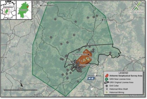 GreenX Metals Limited: Beginn der luftgestützten geophysikalischen Untersuchung bei Tannenberg und Abschluss der Platzierung