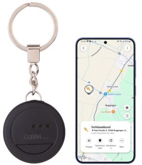Callstel Mini-Schlüssel- und Gegenstandfinder SGF-40, kompatibel zur SmartThings-App, IP65