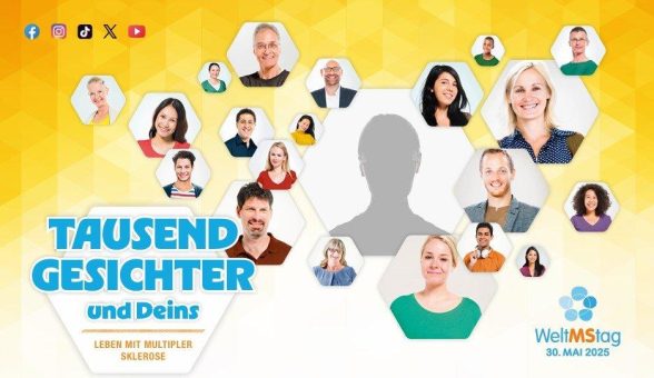 Tausend Gesichter, tausend Schicksale, tausend Fragen:  Der Welt-MS-Tag macht die tausend Gesichter der MS sichtbar und schenkt Menschen mit MS Gehör