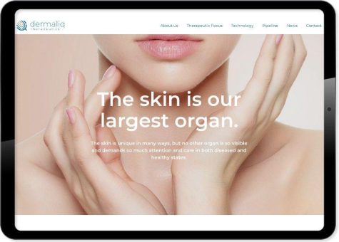 formativ.net Internetagentur: Webdesign und Internetprogrammierung für Dermaliq Therapeutics