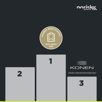 norisk Group holt Top-Platzierungen für Konen und SQlab Shops