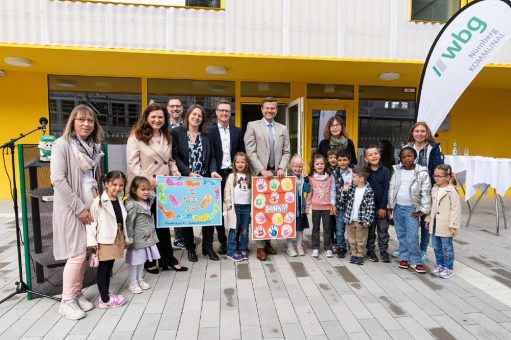 Einweihung des Kindergartens in der Erasmusstraße