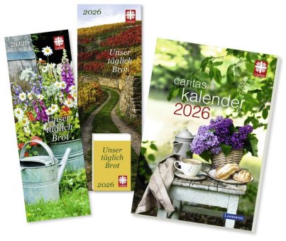 Jetzt vorbestellen: Die Caritas-Kalender 2026 – Begleiter mit Sinn für jeden Tag