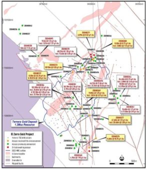 Tesoro Gold Limited: Neue Zonen mit Goldmineralisierung außerhalb der Grenzen der Lagerstätte Ternera entdeckt