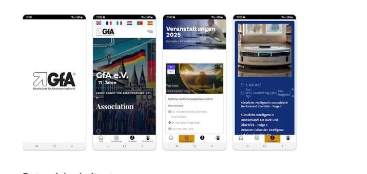 Neue Apps der Gesellschaft für Arbeitsmethodik e. V. -GfA-