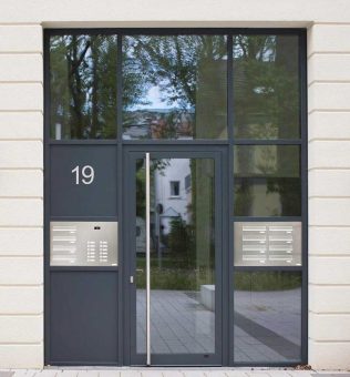 Türseitenteil- Briefkastenanlagen – die elegante Lösung für den Hauseingang | KNOBLOCH
