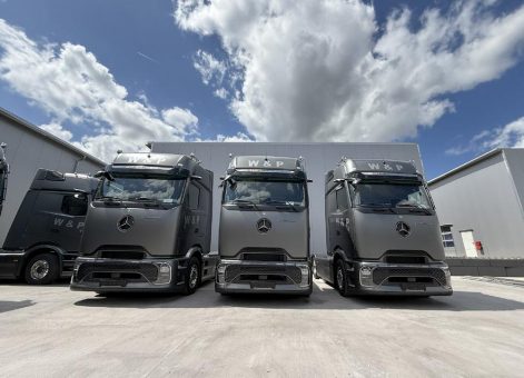 W&P GmbH setzt auf Telematik von GPSoverIP für elektrische LKW-Flotte