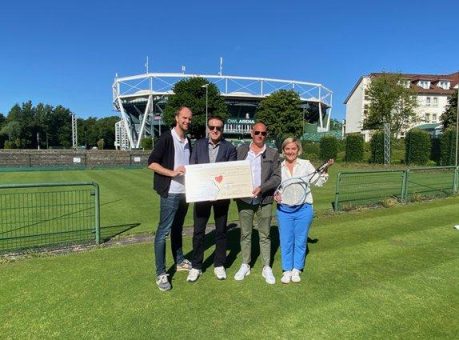 Ralf Weber und die TERRA WORTMANN OPEN setzen ihr Engagement für den Bundesverband Kinderhospiz fort
