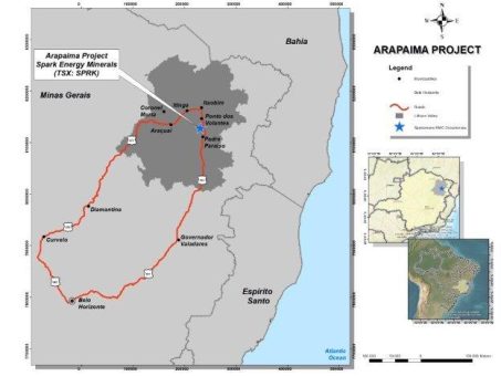 Spark Energy Minerals reicht NI 43-101-konformen Fachbericht für das Lithium- & REE-Projekt Arapaima in Brasilien ein und stellt einen Überblick bereit