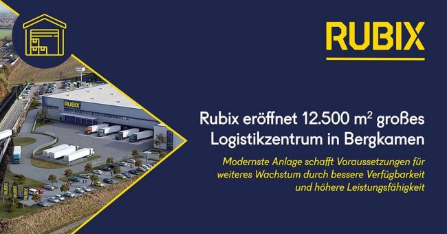 Rubix eröffnet 12.500 m² großes Logistikzentrum in Bergkamen