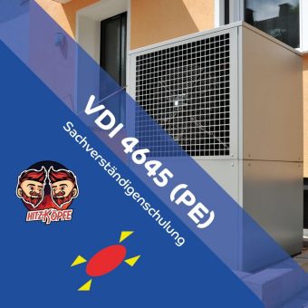 Online-Seminar: Planung von Wärmepumpenanlagen nach VDI 4645 (PE)