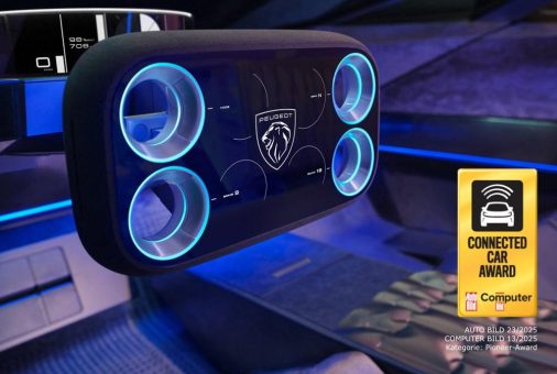 Connected Car Award 2025: PEUGEOT Hypersquare in der Kategorie „Pioneer Award” ausgezeichnet