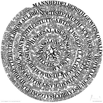 „AUFGEROLLTE REISE“. Ferdinand Kriwet (1942-2018) Schriftsteller und Mixed Media Künstler