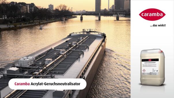 Um eine Nasenlänge voraus:  Caramba bietet Acrylat-Geruchsneutralisator für die Tankinnenreinigung