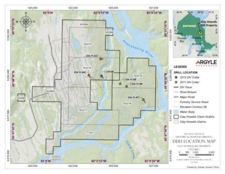 Argyle Resources leitet Antragsverfahren auf Erteilung einer Bohrgenehmigung für das Seltenerdmetallprojekt Clay Howells in Ontario ein
