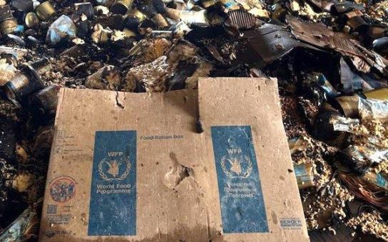 Lagerhaus von ADRA Ukraine durch russischen Drohnenangriff beschädigt