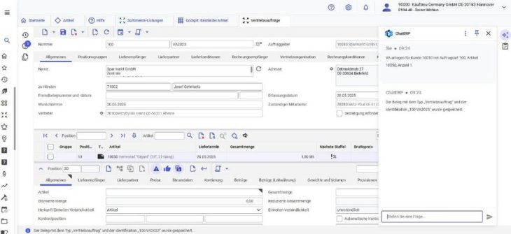 Fertigung trifft KI: VlexPlus macht ERP dialogfähig