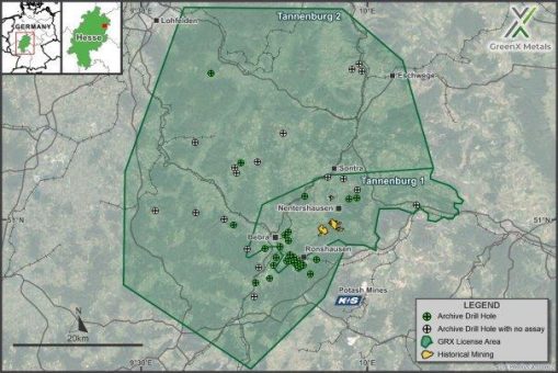 Programm zur Protokollierung und Beprobung von historischem Bohrkernmaterial wird bei Tannenberg eingeleitet